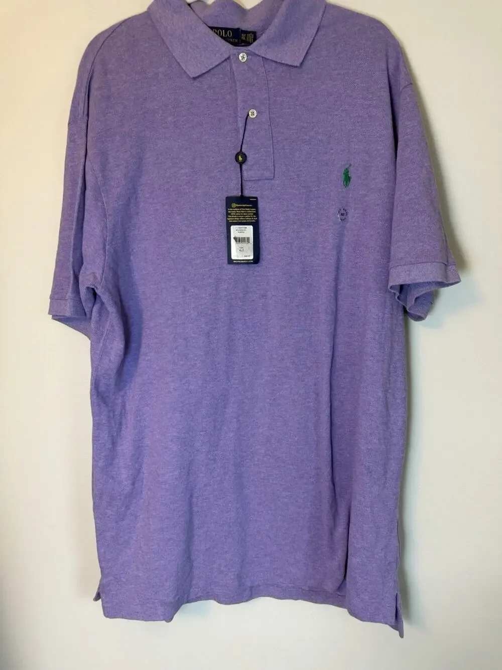 Polo Ralph Lauren Men's Purple Cotton Polo Sz XL Tall NWT
